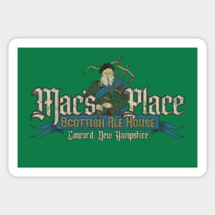 Mac's Place Scottish Ale House 1955 Sticker